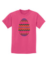 Colorful Easter Egg Childrens T-Shirt-Childrens T-Shirt-TooLoud-Sangria-X-Small-Davson Sales