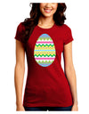 Colorful Easter Egg Juniors Crew Dark T-Shirt-T-Shirts Juniors Tops-TooLoud-Red-Juniors Fitted Small-Davson Sales