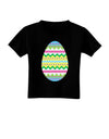 Colorful Easter Egg Toddler T-Shirt Dark-Toddler T-Shirt-TooLoud-Black-2T-Davson Sales