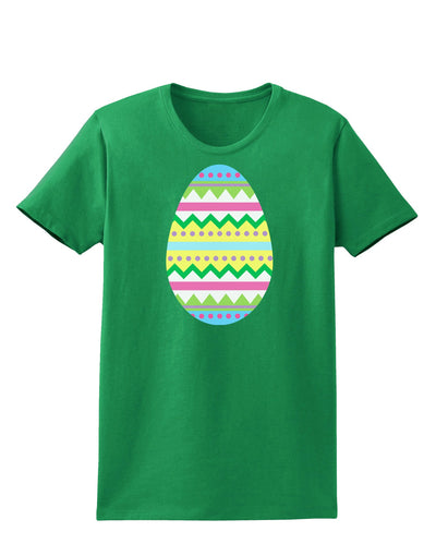 Colorful Easter Egg Womens Dark T-Shirt-TooLoud-Kelly-Green-X-Small-Davson Sales