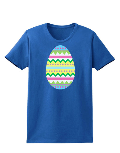 Colorful Easter Egg Womens Dark T-Shirt-TooLoud-Royal-Blue-X-Small-Davson Sales