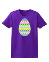 Colorful Easter Egg Womens Dark T-Shirt-TooLoud-Purple-X-Small-Davson Sales