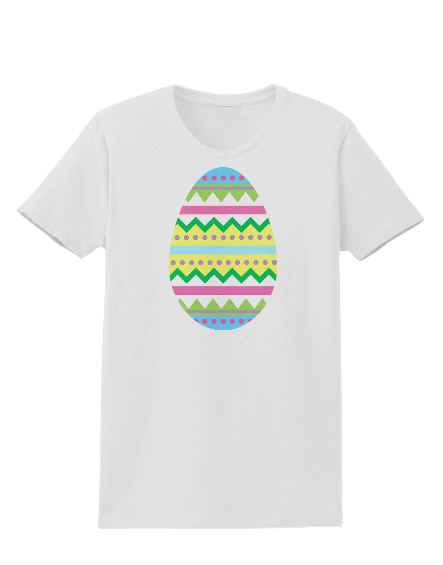 Colorful Easter Egg Womens T-Shirt-Womens T-Shirt-TooLoud-White-X-Small-Davson Sales