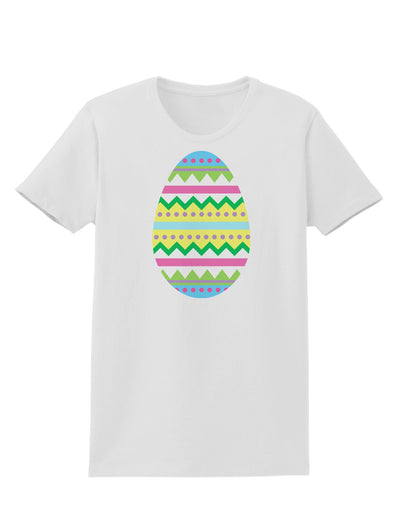 Colorful Easter Egg Womens T-Shirt-Womens T-Shirt-TooLoud-White-X-Small-Davson Sales