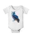 Colorful Great Horned Owl Baby Romper Bodysuit-Baby Romper-TooLoud-White-06-Months-Davson Sales