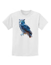 Colorful Great Horned Owl Childrens T-Shirt-Childrens T-Shirt-TooLoud-White-X-Small-Davson Sales