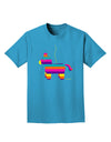 Colorful Hanging Pinata Design Adult Dark T-Shirt by TooLoud-Mens T-Shirt-TooLoud-Turquoise-Small-Davson Sales