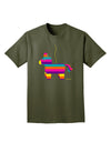 Colorful Hanging Pinata Design Adult Dark T-Shirt by TooLoud-Mens T-Shirt-TooLoud-Military-Green-Small-Davson Sales