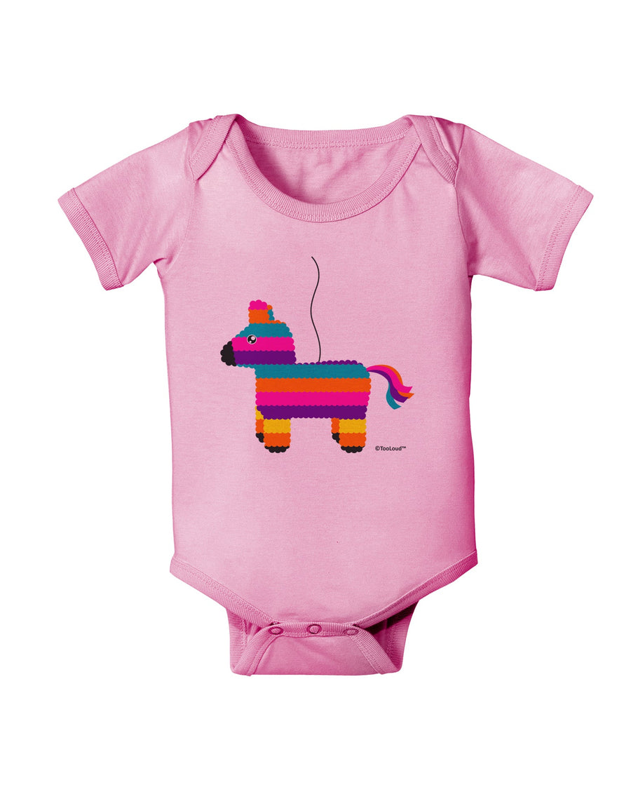 Colorful Hanging Pinata Design Baby Romper Bodysuit by TooLoud-Baby Romper-TooLoud-White-06-Months-Davson Sales