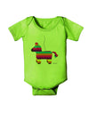 Colorful Hanging Pinata Design Baby Romper Bodysuit by TooLoud-Baby Romper-TooLoud-Lime-Green-06-Months-Davson Sales