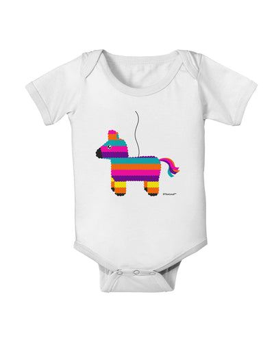 Colorful Hanging Pinata Design Baby Romper Bodysuit by TooLoud-Baby Romper-TooLoud-White-06-Months-Davson Sales