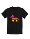 Colorful Hanging Pinata Design Childrens Dark T-Shirt by TooLoud-Childrens T-Shirt-TooLoud-Black-X-Small-Davson Sales