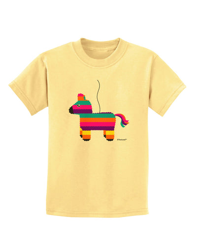 Colorful Hanging Pinata Design Childrens T-Shirt by TooLoud-Childrens T-Shirt-TooLoud-Daffodil-Yellow-X-Small-Davson Sales