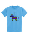 Colorful Hanging Pinata Design Childrens T-Shirt by TooLoud-Childrens T-Shirt-TooLoud-Aquatic-Blue-X-Small-Davson Sales