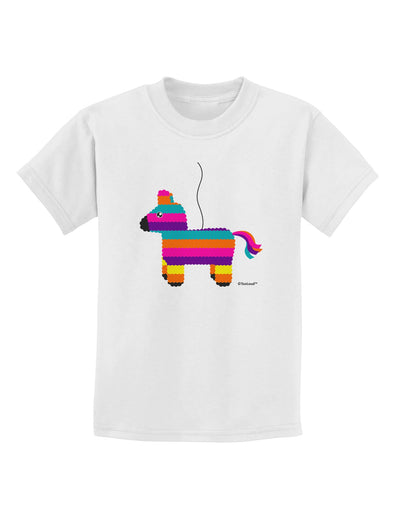 Colorful Hanging Pinata Design Childrens T-Shirt by TooLoud-Childrens T-Shirt-TooLoud-White-X-Small-Davson Sales