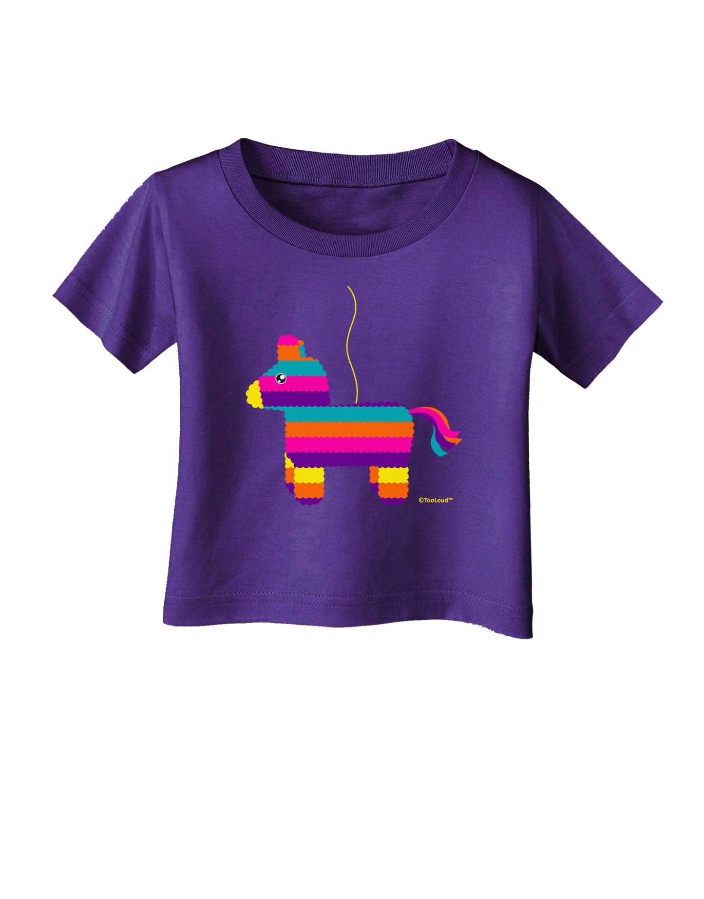 Colorful Hanging Pinata Design Infant T-Shirt Dark by TooLoud-Infant T-Shirt-TooLoud-Purple-06-Months-Davson Sales