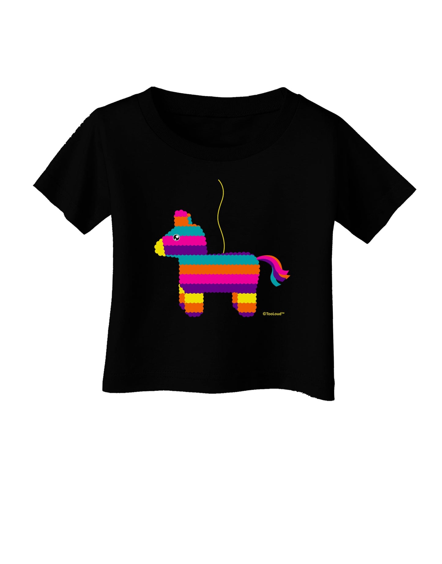 Colorful Hanging Pinata Design Infant T-Shirt Dark by TooLoud-Infant T-Shirt-TooLoud-Black-06-Months-Davson Sales
