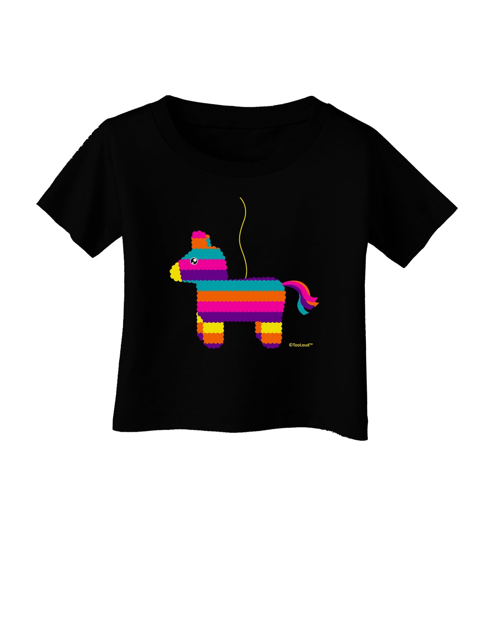 Colorful Hanging Pinata Design Infant T-Shirt Dark by TooLoud-Infant T-Shirt-TooLoud-Black-06-Months-Davson Sales