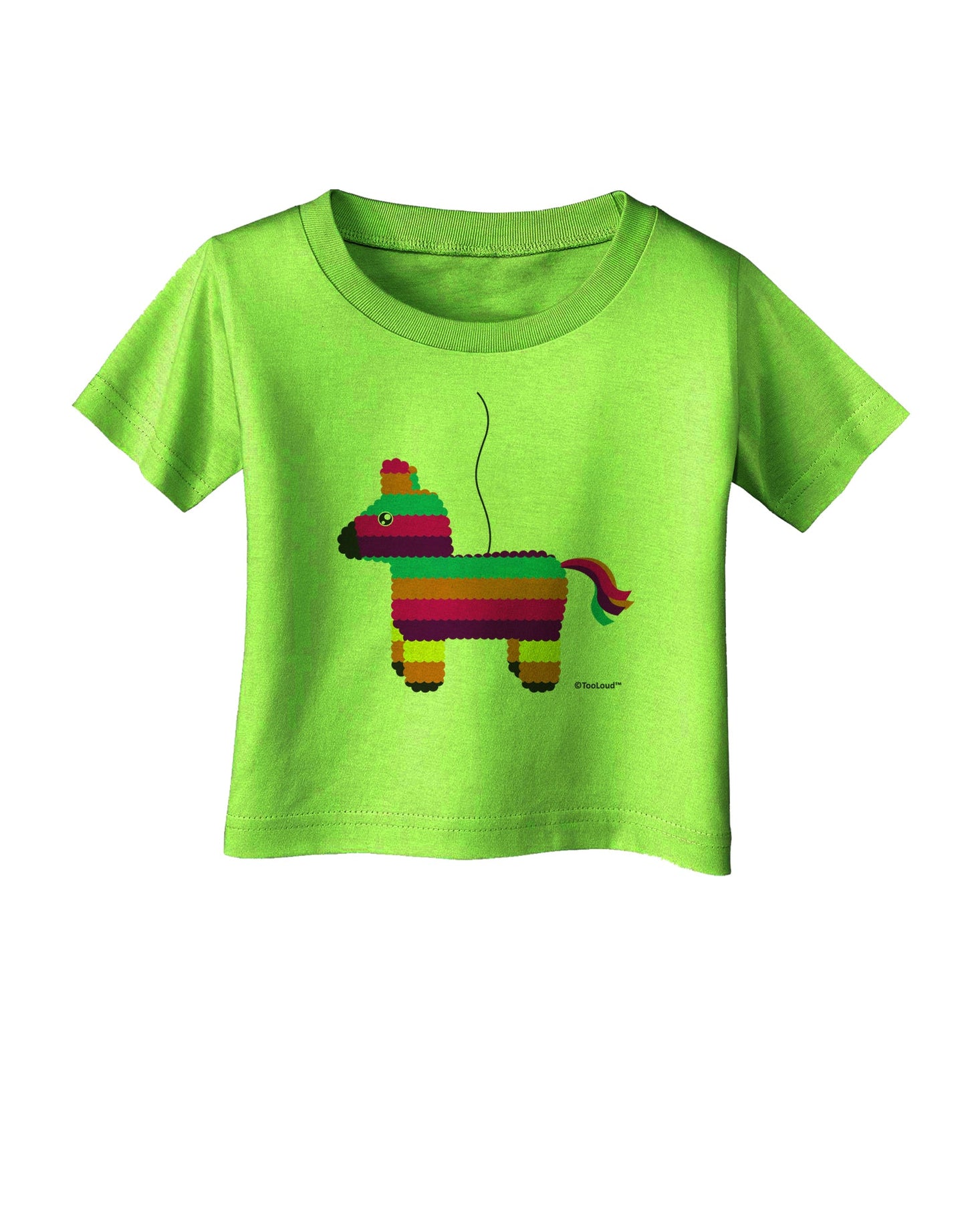 Colorful Hanging Pinata Design Infant T-Shirt by TooLoud-Infant T-Shirt-TooLoud-Lime-Green-06-Months-Davson Sales