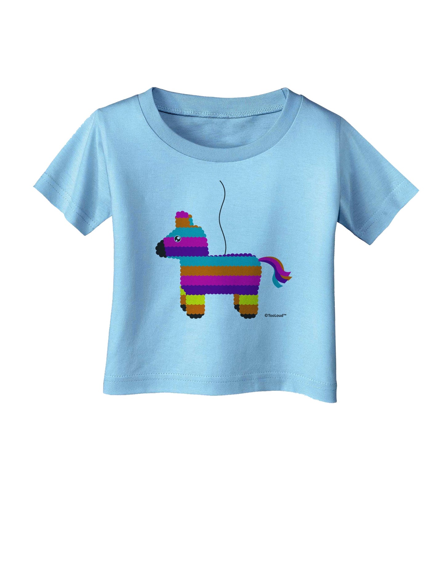Colorful Hanging Pinata Design Infant T-Shirt by TooLoud-Infant T-Shirt-TooLoud-Aquatic-Blue-06-Months-Davson Sales