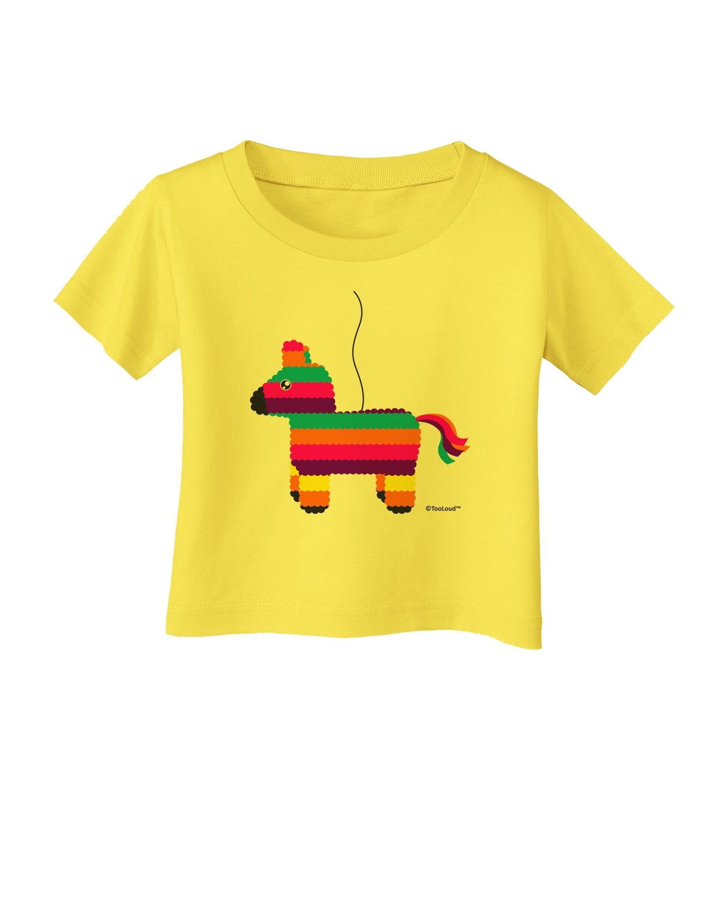 Colorful Hanging Pinata Design Infant T-Shirt by TooLoud-Infant T-Shirt-TooLoud-Yellow-06-Months-Davson Sales