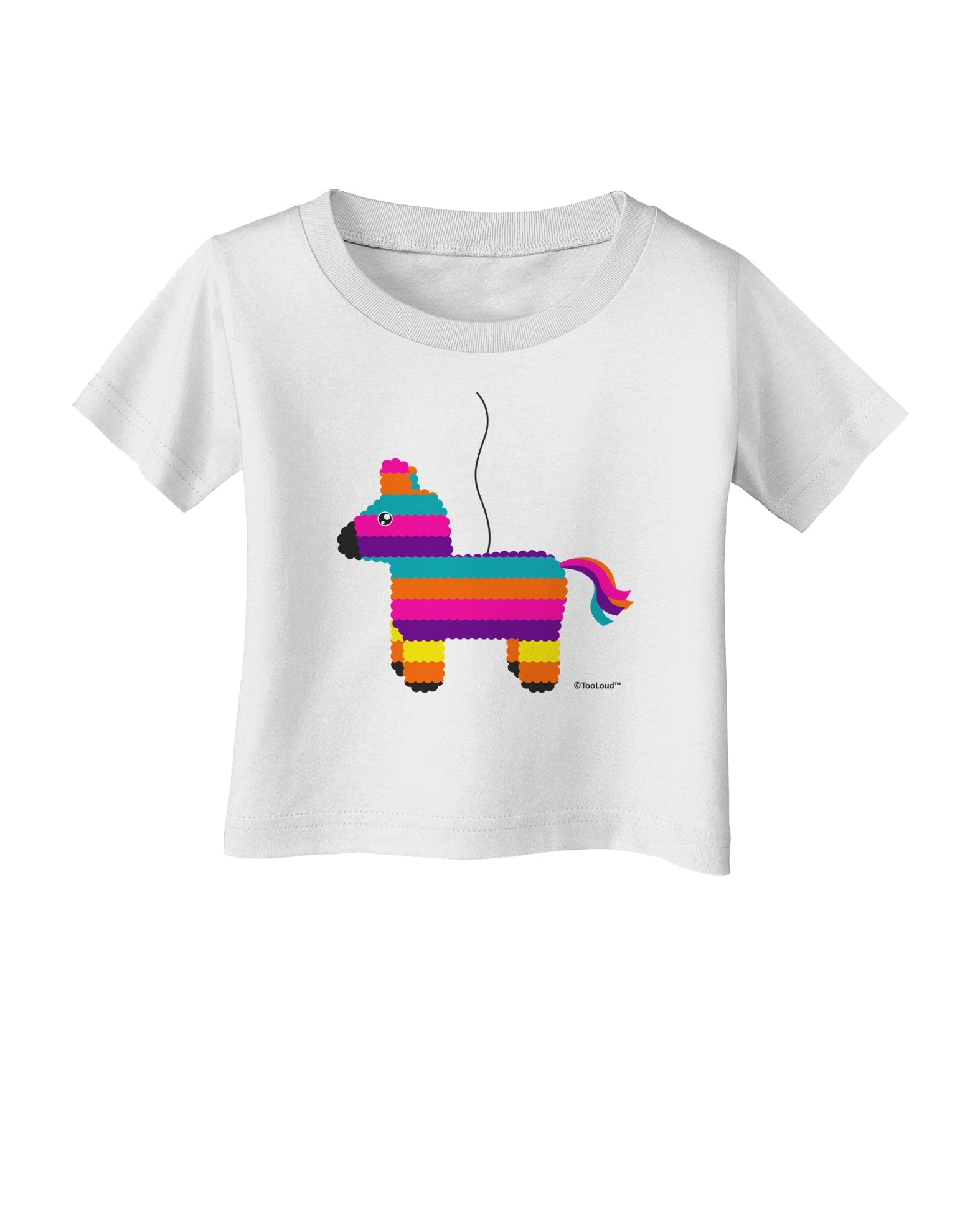 Colorful Hanging Pinata Design Infant T-Shirt by TooLoud-Infant T-Shirt-TooLoud-White-06-Months-Davson Sales