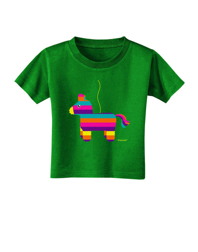 Colorful Hanging Pinata Design Toddler T-Shirt Dark by TooLoud-Toddler T-Shirt-TooLoud-Clover-Green-2T-Davson Sales