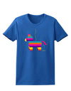 Colorful Hanging Pinata Design Womens Dark T-Shirt by TooLoud-Womens T-Shirt-TooLoud-Royal-Blue-X-Small-Davson Sales