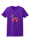 Colorful Hanging Pinata Design Womens Dark T-Shirt by TooLoud-Womens T-Shirt-TooLoud-Purple-X-Small-Davson Sales