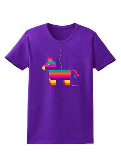 Colorful Hanging Pinata Design Womens Dark T-Shirt by TooLoud-Womens T-Shirt-TooLoud-Purple-X-Small-Davson Sales