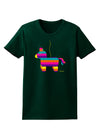 Colorful Hanging Pinata Design Womens Dark T-Shirt by TooLoud-Womens T-Shirt-TooLoud-Forest-Green-Small-Davson Sales