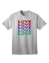 Colorful Love Kisses Adult T-Shirt-Mens T-Shirt-TooLoud-AshGray-Small-Davson Sales