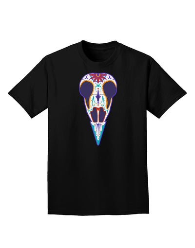 Colorful Mystic Bird Skull Calavera Day of the Dead Adult Dark T-Shirt-Mens T-Shirt-TooLoud-Black-Small-Davson Sales