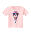 Colorful Mystic Bird Skull Calavera Day of the Dead Toddler T-Shirt-Toddler T-Shirt-TooLoud-Light-Pink-2T-Davson Sales