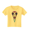 Colorful Mystic Bird Skull Calavera Day of the Dead Toddler T-Shirt-Toddler T-Shirt-TooLoud-Daffodil-Yellow-2T-Davson Sales