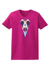 Colorful Mystic Bird Skull Calavera Day of the Dead Womens Dark T-Shirt-TooLoud-Hot-Pink-Small-Davson Sales