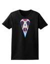 Colorful Mystic Bird Skull Calavera Day of the Dead Womens Dark T-Shirt-TooLoud-Black-X-Small-Davson Sales