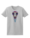 Colorful Mystic Bird Skull Calavera Day of the Dead Womens T-Shirt-Womens T-Shirt-TooLoud-AshGray-X-Small-Davson Sales