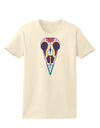 Colorful Mystic Bird Skull Calavera Day of the Dead Womens T-Shirt-Womens T-Shirt-TooLoud-Natural-X-Small-Davson Sales