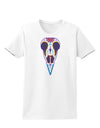 Colorful Mystic Bird Skull Calavera Day of the Dead Womens T-Shirt-Womens T-Shirt-TooLoud-White-X-Small-Davson Sales