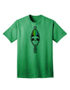 Colorful Panda Design Adult T-Shirt with Zipper Detail by TooLoud-Mens T-shirts-TooLoud-Kelly-Green-Small-Davson Sales