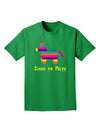 Colorful Pinata Design - Cinco de Mayo Adult Dark T-Shirt by TooLoud-Mens T-Shirt-TooLoud-Kelly-Green-Small-Davson Sales