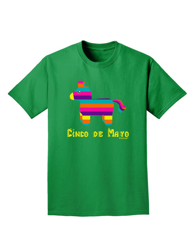 Colorful Pinata Design - Cinco de Mayo Adult Dark T-Shirt by TooLoud-Mens T-Shirt-TooLoud-Kelly-Green-Small-Davson Sales