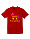 Colorful Pinata Design - Cinco de Mayo Adult Dark T-Shirt by TooLoud-Mens T-Shirt-TooLoud-Red-Small-Davson Sales