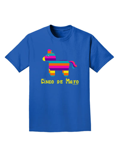 Colorful Pinata Design - Cinco de Mayo Adult Dark T-Shirt by TooLoud-Mens T-Shirt-TooLoud-Royal-Blue-Small-Davson Sales