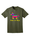 Colorful Pinata Design - Cinco de Mayo Adult Dark T-Shirt by TooLoud-Mens T-Shirt-TooLoud-Military-Green-Small-Davson Sales