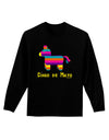 Colorful Pinata Design - Cinco de Mayo Adult Long Sleeve Dark T-Shirt by TooLoud-TooLoud-Black-Small-Davson Sales