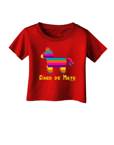 Colorful Pinata Design - Cinco de Mayo Infant T-Shirt Dark by TooLoud-Infant T-Shirt-TooLoud-Red-06-Months-Davson Sales