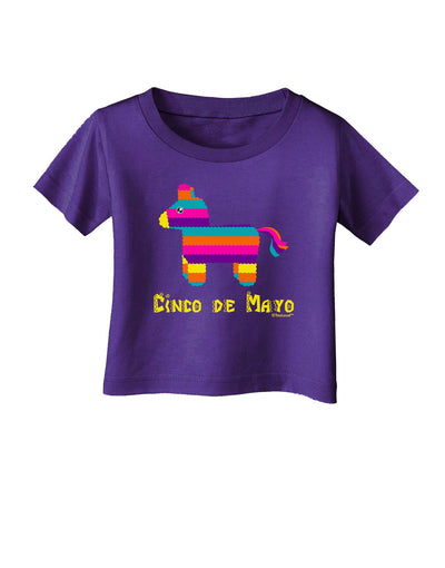 Colorful Pinata Design - Cinco de Mayo Infant T-Shirt Dark by TooLoud-Infant T-Shirt-TooLoud-Purple-06-Months-Davson Sales