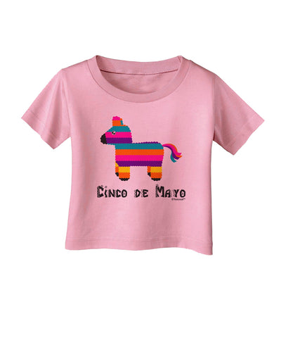 Colorful Pinata Design - Cinco de Mayo Infant T-Shirt by TooLoud-Infant T-Shirt-TooLoud-Candy-Pink-06-Months-Davson Sales